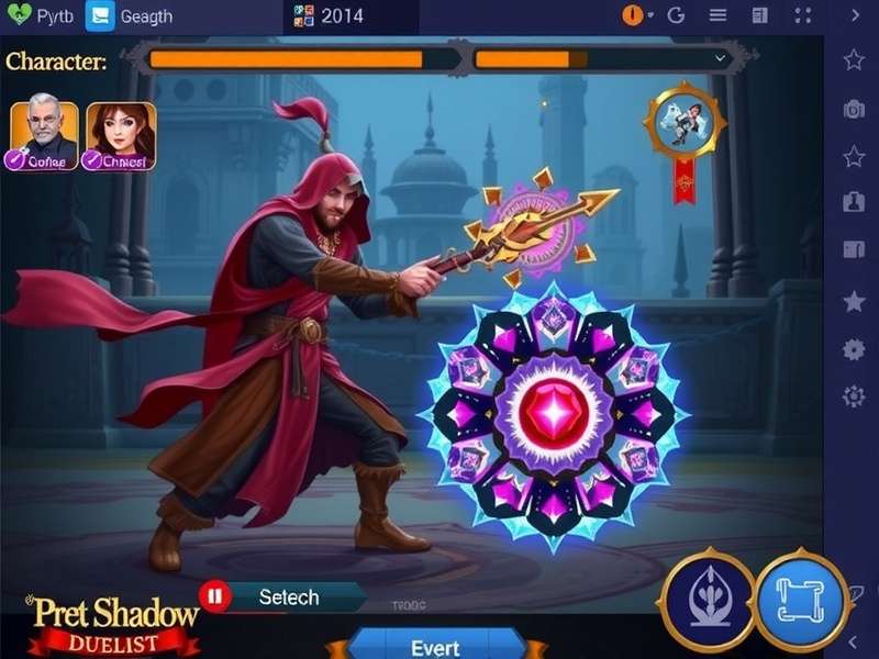 Pret Shadow Duelist gameplay screenshot showing character combat
